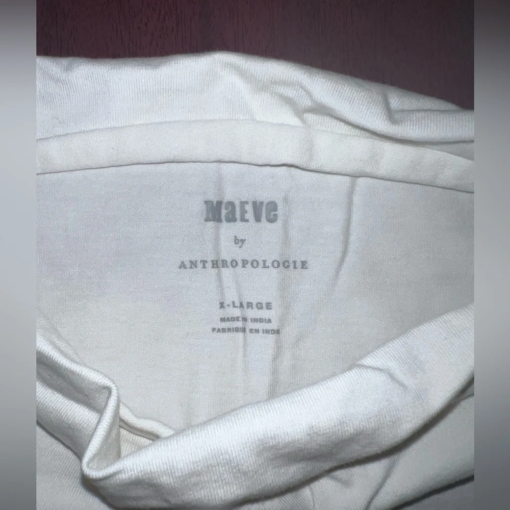 Anthropologie Maeve white Sleeveless Top - Picture 3 of 4